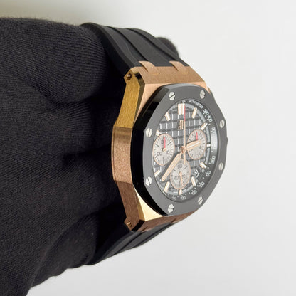 Audemars Piguet Royal Oak 43mm Black Dial Watch Ref# 26420RO.OO.A002CA.01 - Happy Jewelers Fine Jewelry Lifetime Warranty