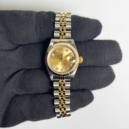 Rolex Datejust 26mm MOP Dial Watch Ref# 69173