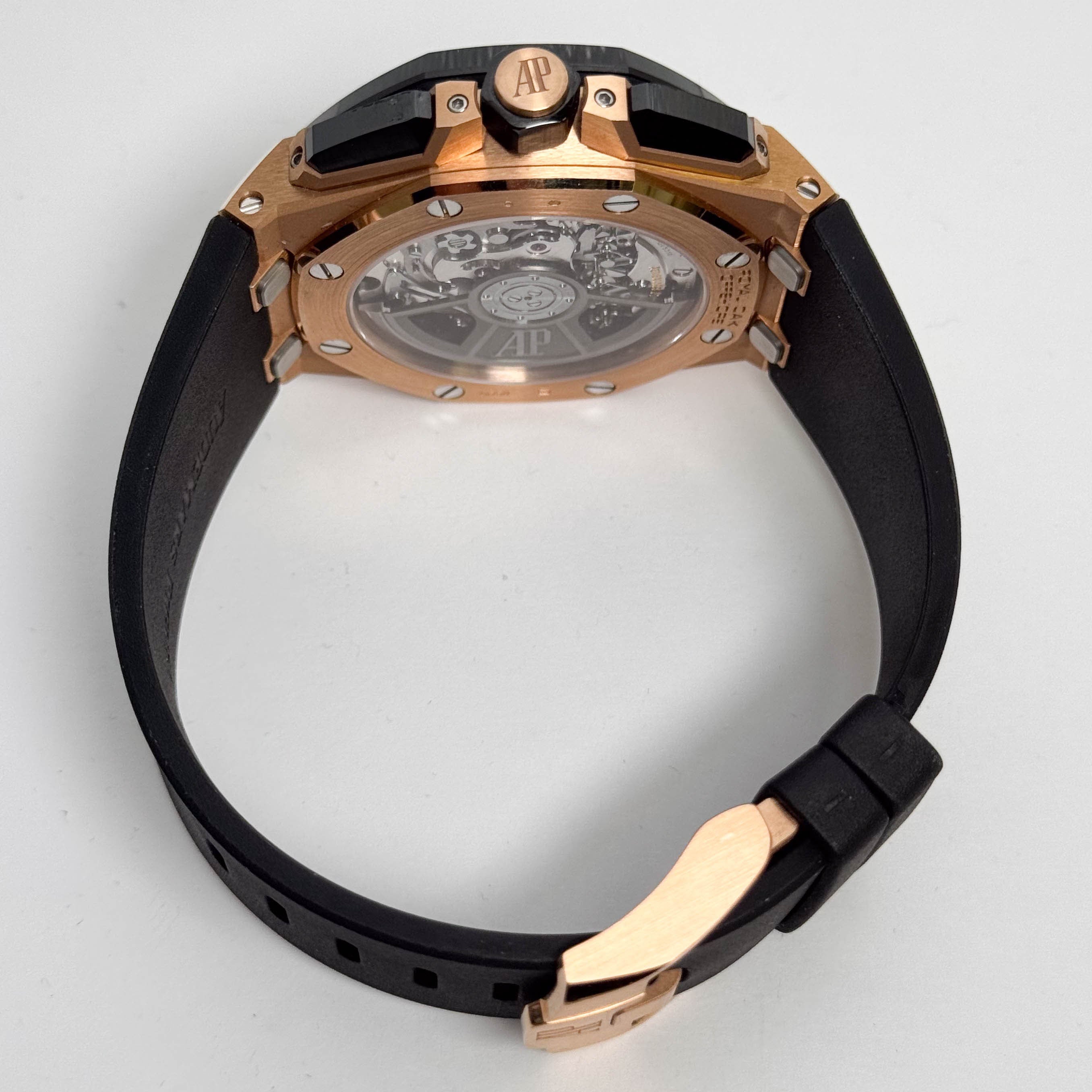 Audemars Piguet Royal Oak 43mm Black Dial Watch Ref# 26420RO.OO.A002CA.01 - Happy Jewelers Fine Jewelry Lifetime Warranty