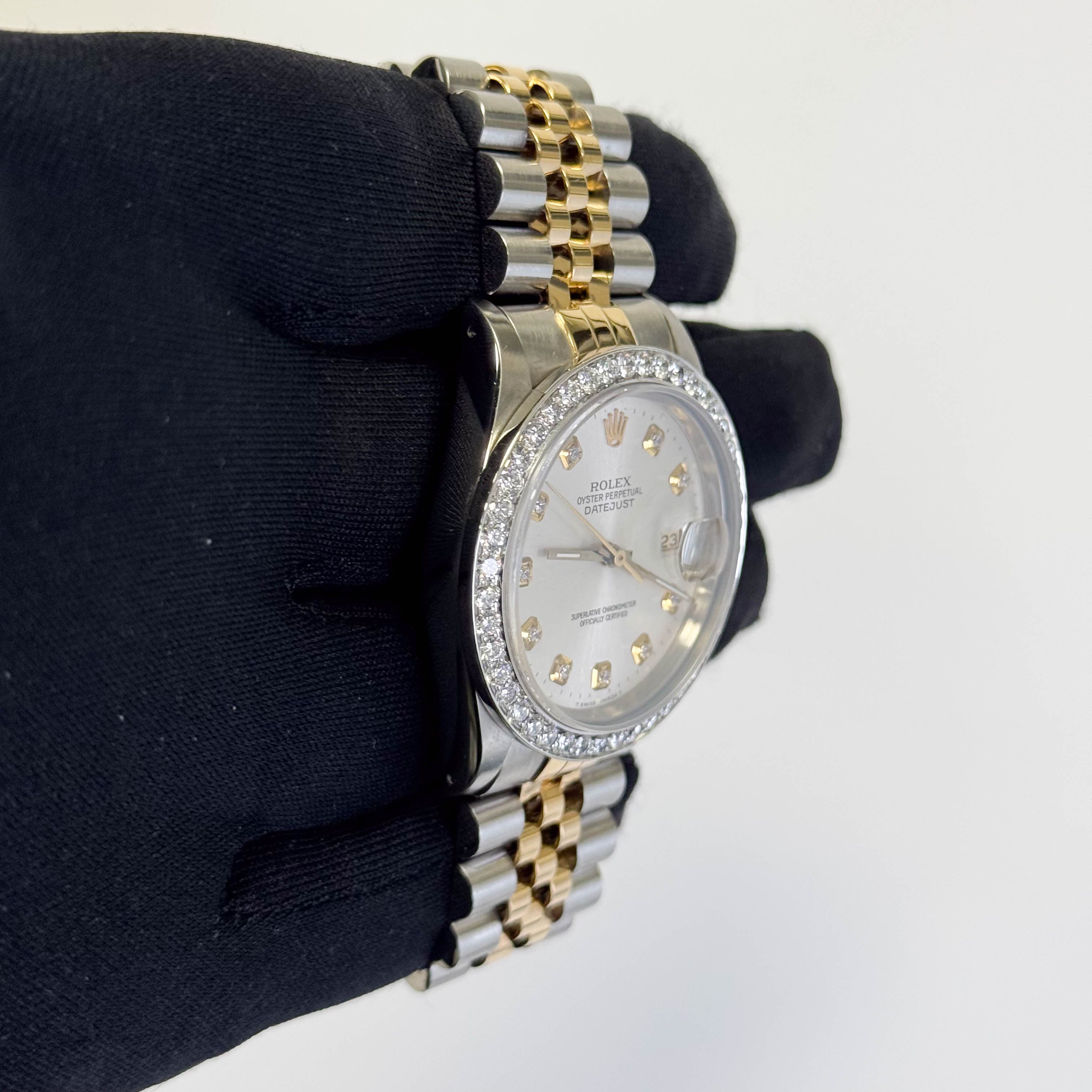 Rolex Datejust 36mm Silver Dial Watch Ref# 16233 - Happy Jewelers Fine Jewelry Lifetime Warranty