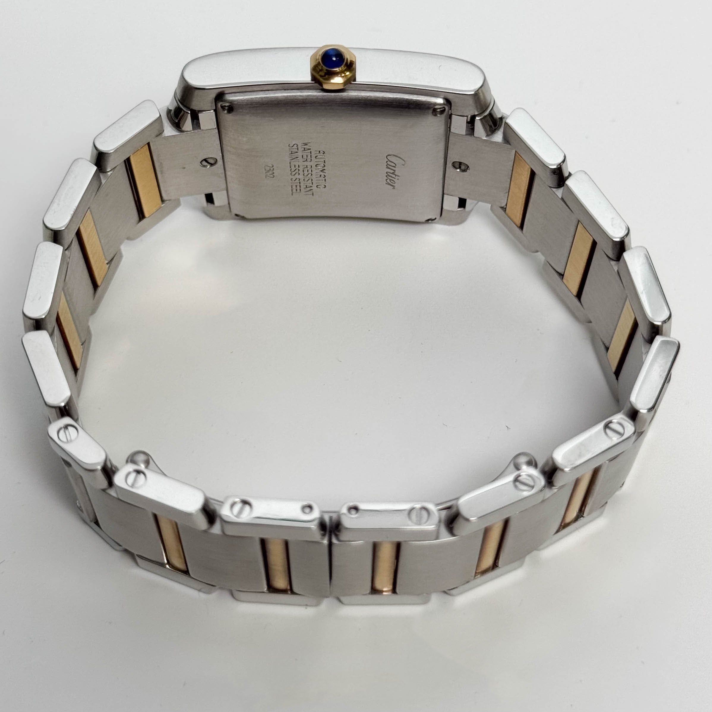 Cartier Tank Stainless Steel 32mm White Dial Watch Ref# W51005Q4 - Happy Jewelers Fine Jewelry Lifetime Warranty