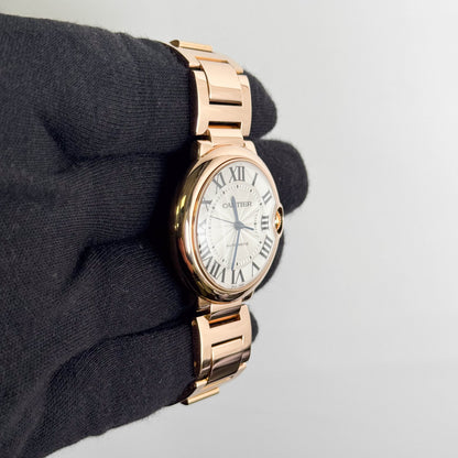 Cartier Ballon Bleu De Cartier 36mm Silver Dial Watch Ref# W69004Z2