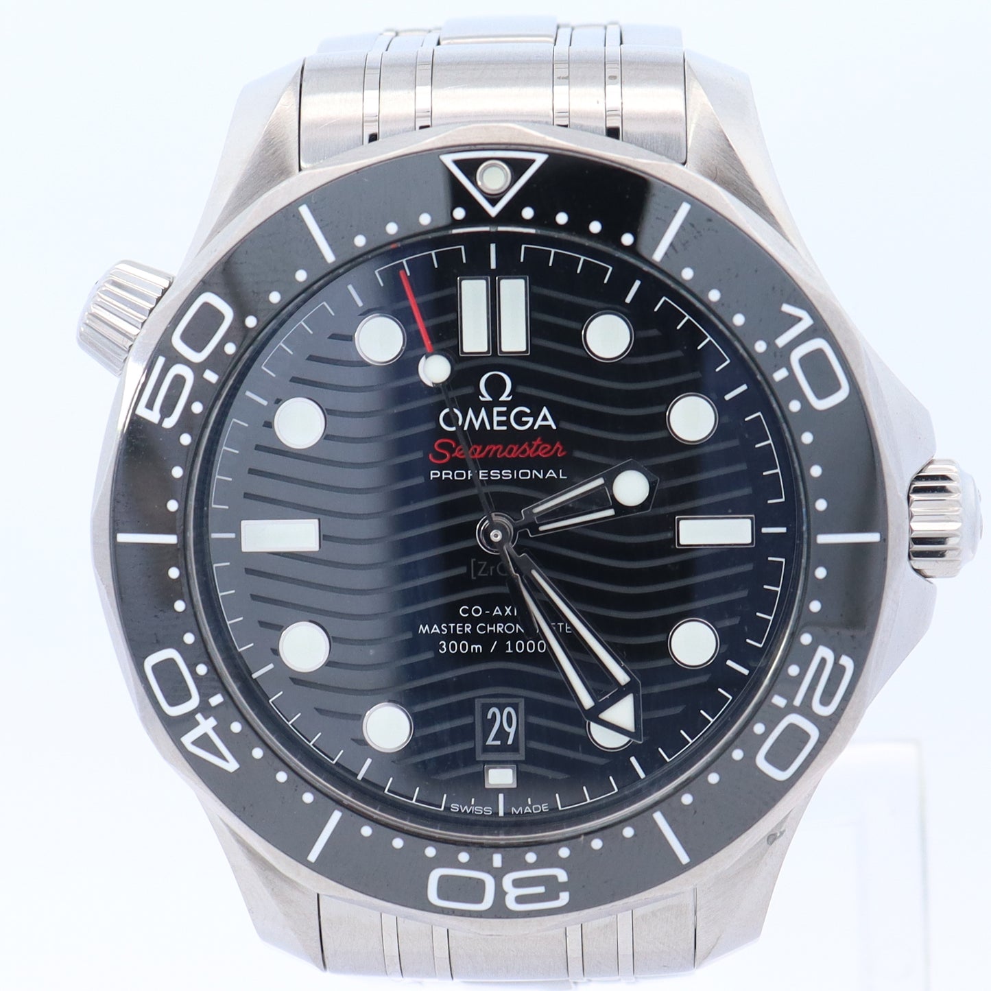 Omega Seamaster 42mm Black Dial Watch Ref# 210.30.42.20.01.001