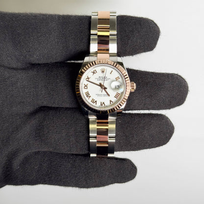 Rolex Datejust 28mm White Dial Watch Ref# 279171 - Happy Jewelers Fine Jewelry Lifetime Warranty