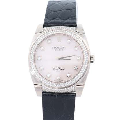 Rolex Cellini 32mm MOP Dial Watch Ref# 6321/9 - Happy Jewelers Fine Jewelry Lifetime Warranty