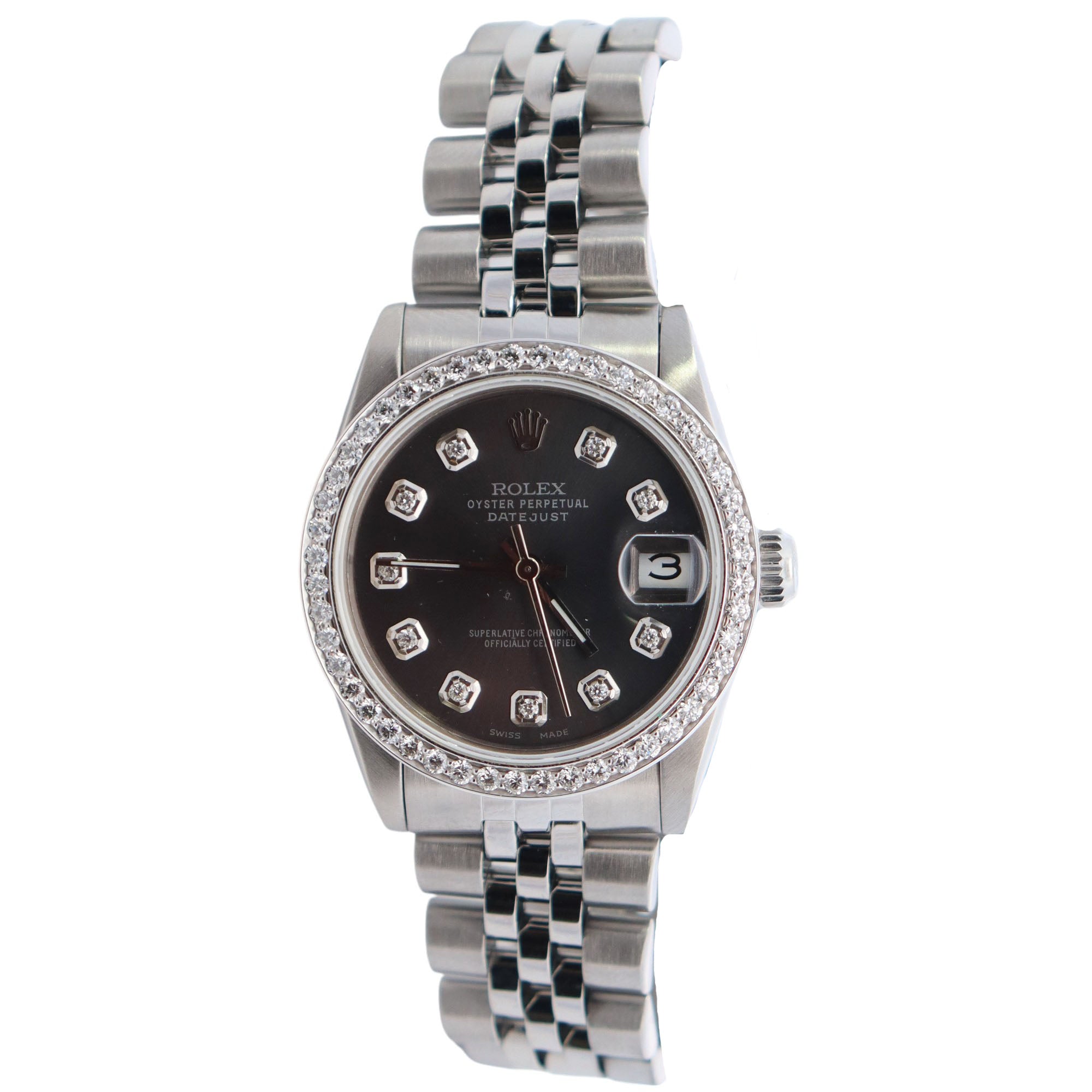Rolex Datejust 36mm Silver Dial Watch Ref# 1601 - Happy Jewelers Fine Jewelry Lifetime Warranty