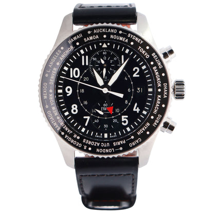 IWC Pilots 44mm Black Dial Watch Ref# IW395001 - Happy Jewelers Fine Jewelry Lifetime Warranty
