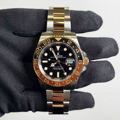 Rolex GMT-Master II 40mm Black Dial Watch Ref# 126711CHNR - Happy Jewelers Fine Jewelry Lifetime Warranty