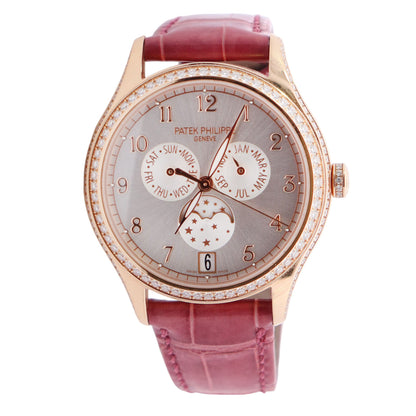 Patek Philippe Annual Calendar 38mm Silver Dial Watch Ref# 4947R-001 - Happy Jewelers Fine Jewelry Lifetime Warranty