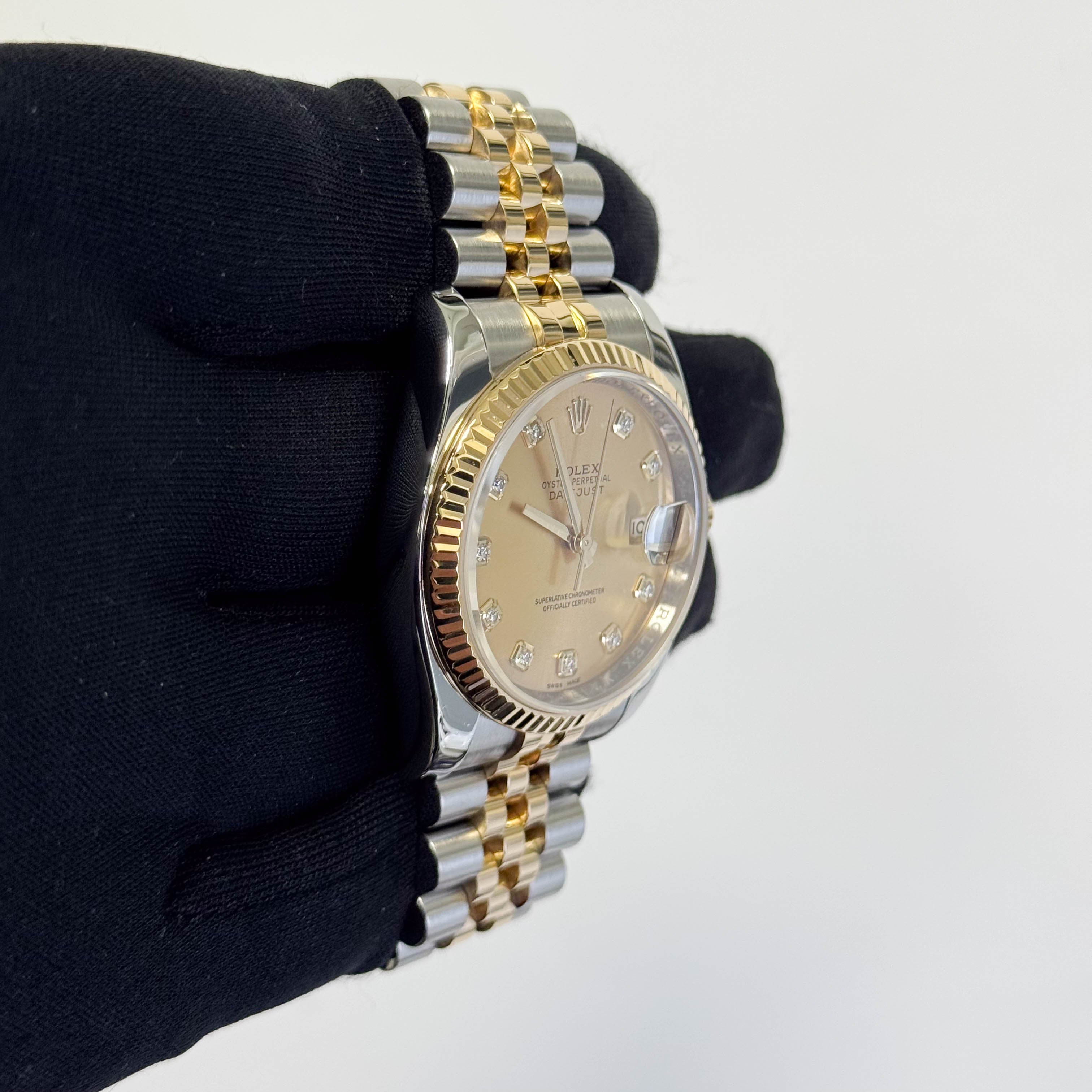 Rolex Datejust 36mm Champagne Dial Watch Ref# 116233 - Happy Jewelers Fine Jewelry Lifetime Warranty