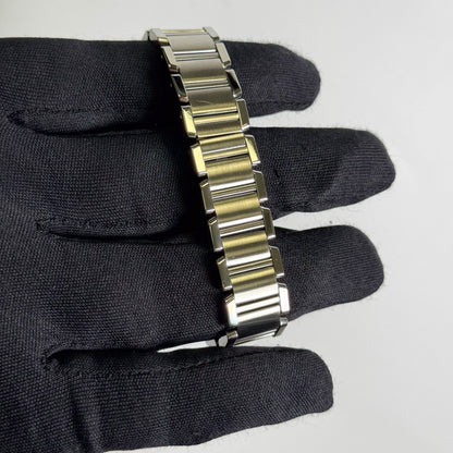 Cartier Tank Francaise Stainless Steel 20mm MOP Dial Watch Ref# W51028Q3 - Happy Jewelers Fine Jewelry Lifetime Warranty