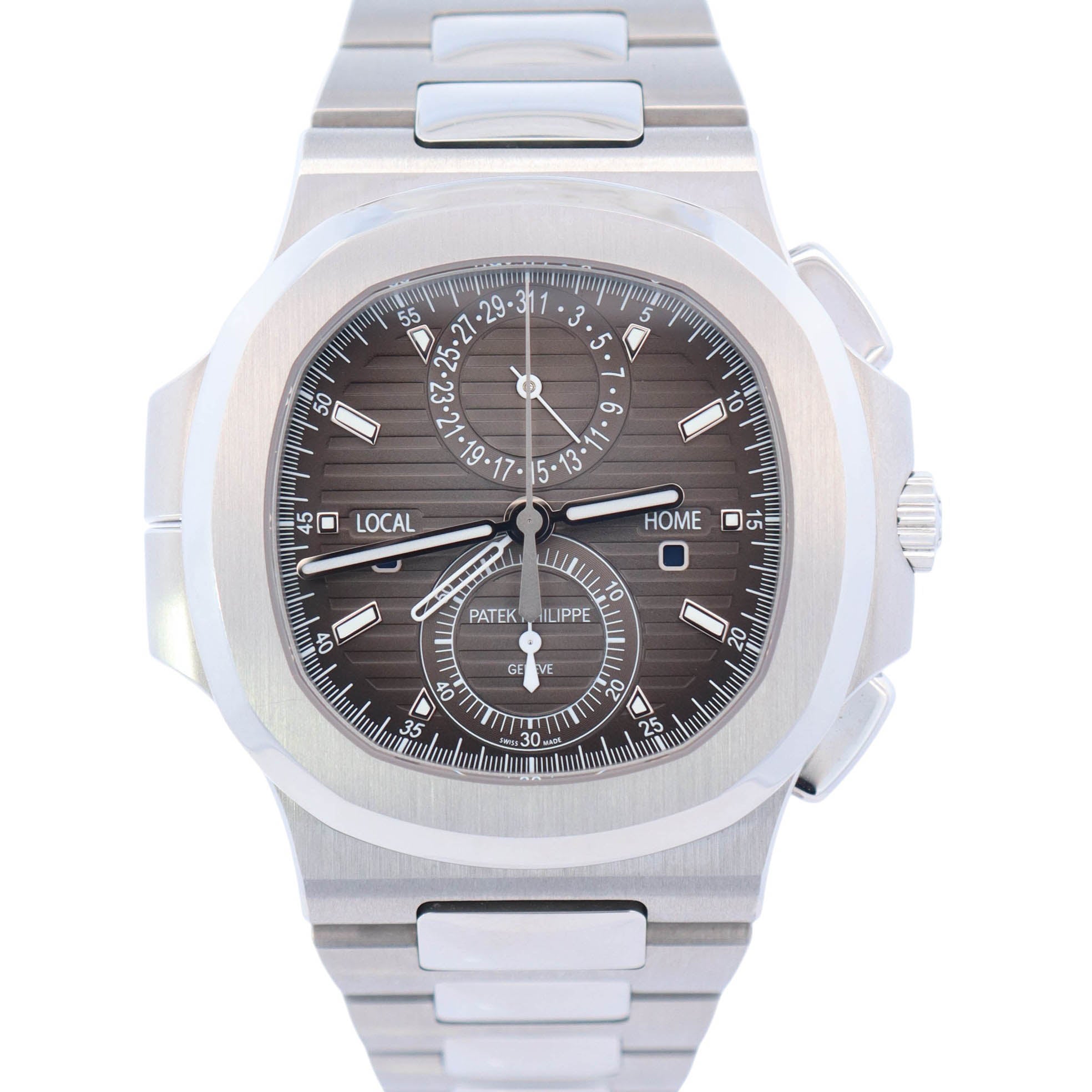 Patek Philippe Nautilus 40.5mm Grey Dial Watch Ref# 5990/1A-001 - Happy Jewelers Fine Jewelry Lifetime Warranty