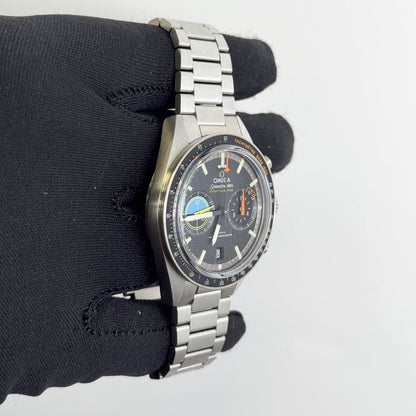 Omega Speedmaster Pilot 41mm Black Chronograph Dial Watch Ref# 332.10.41.51.01.002 - Happy Jewelers Fine Jewelry Lifetime Warranty