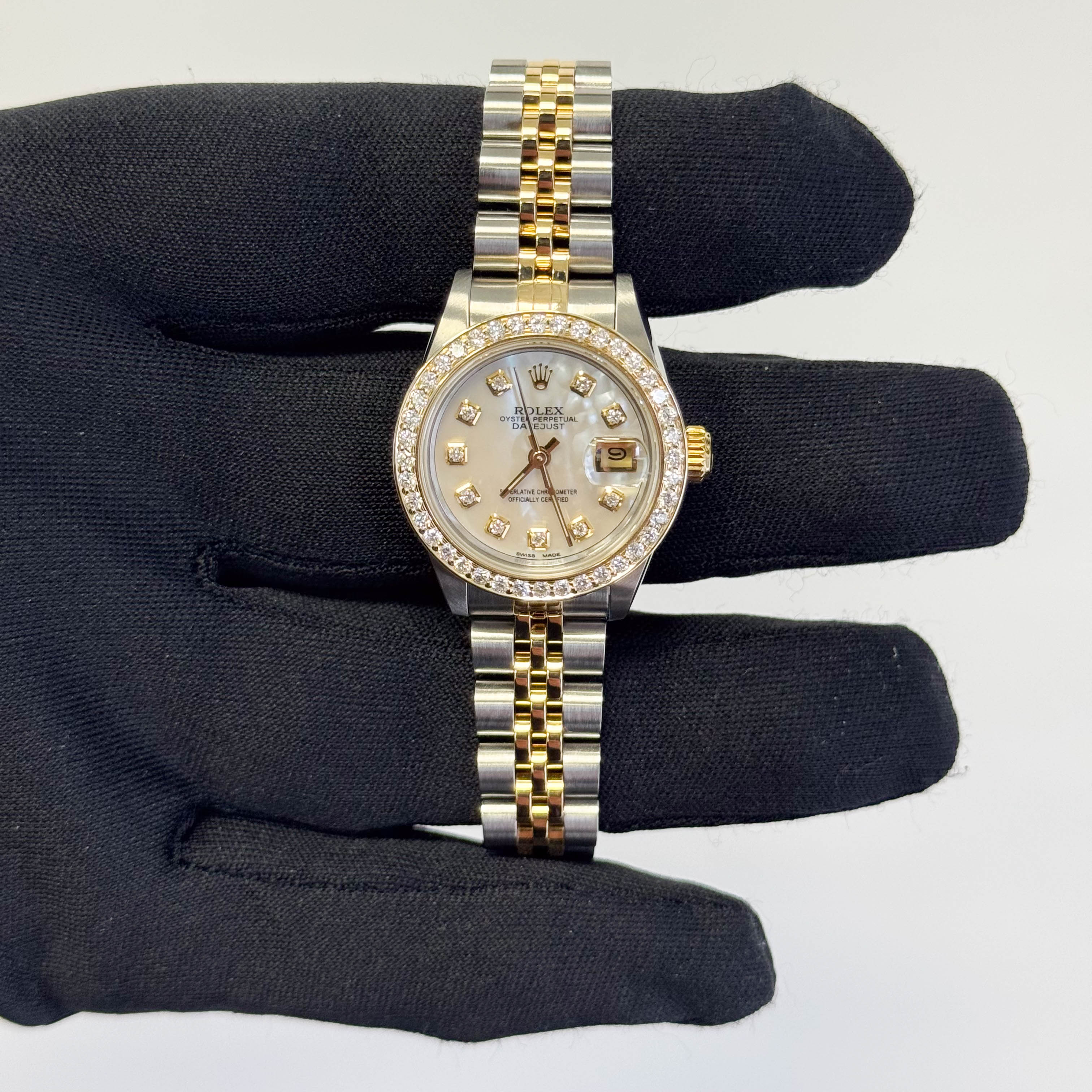 Rolex Datejust 26mm MOP Dial Watch Ref# 69173 - Happy Jewelers Fine Jewelry Lifetime Warranty