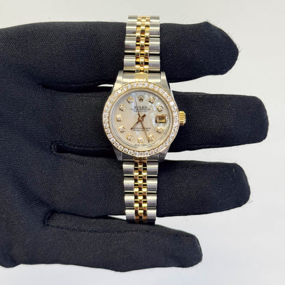 Rolex Datejust 26mm MOP Dial Watch Ref# 69173 - Happy Jewelers Fine Jewelry Lifetime Warranty