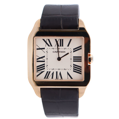 Cartier Santos 32mm Ivory Dial Watch Ref# W2008751 - Happy Jewelers Fine Jewelry Lifetime Warranty