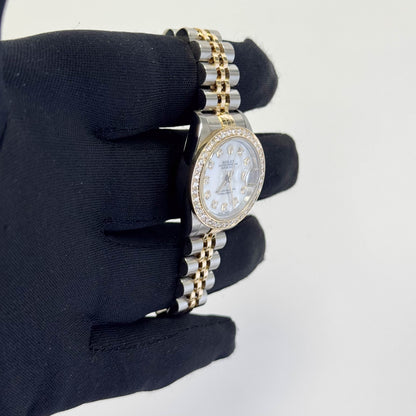 Rolex Datejust 26mm MOP Dial Watch Ref# 69173 - Happy Jewelers Fine Jewelry Lifetime Warranty