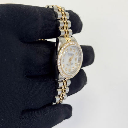 Rolex Datejust 26mm MOP Dial Watch Ref# 69173 - Happy Jewelers Fine Jewelry Lifetime Warranty