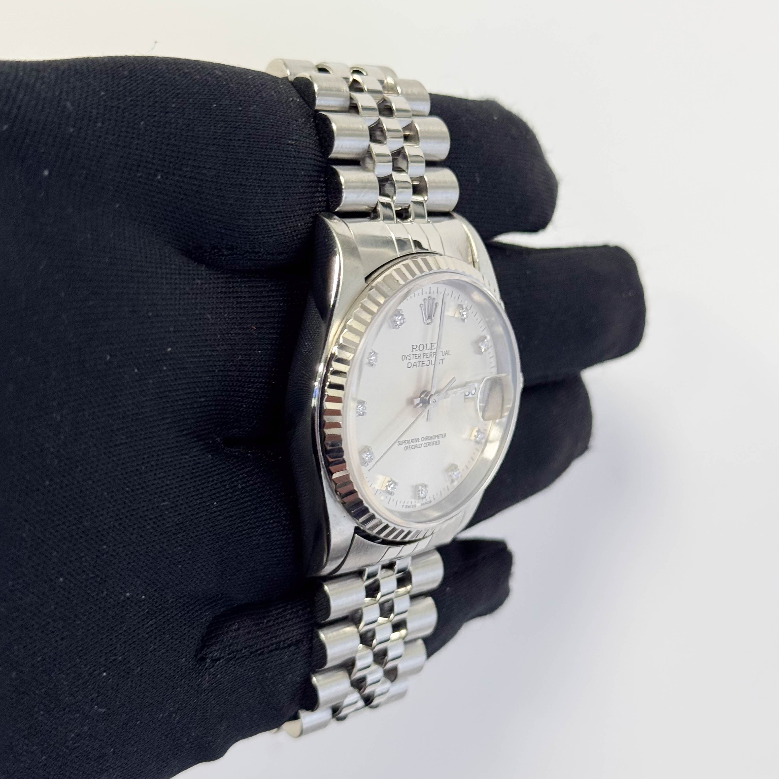 Rolex Datejust 36mm Silver Dial Watch Ref# 16234 - Happy Jewelers Fine Jewelry Lifetime Warranty