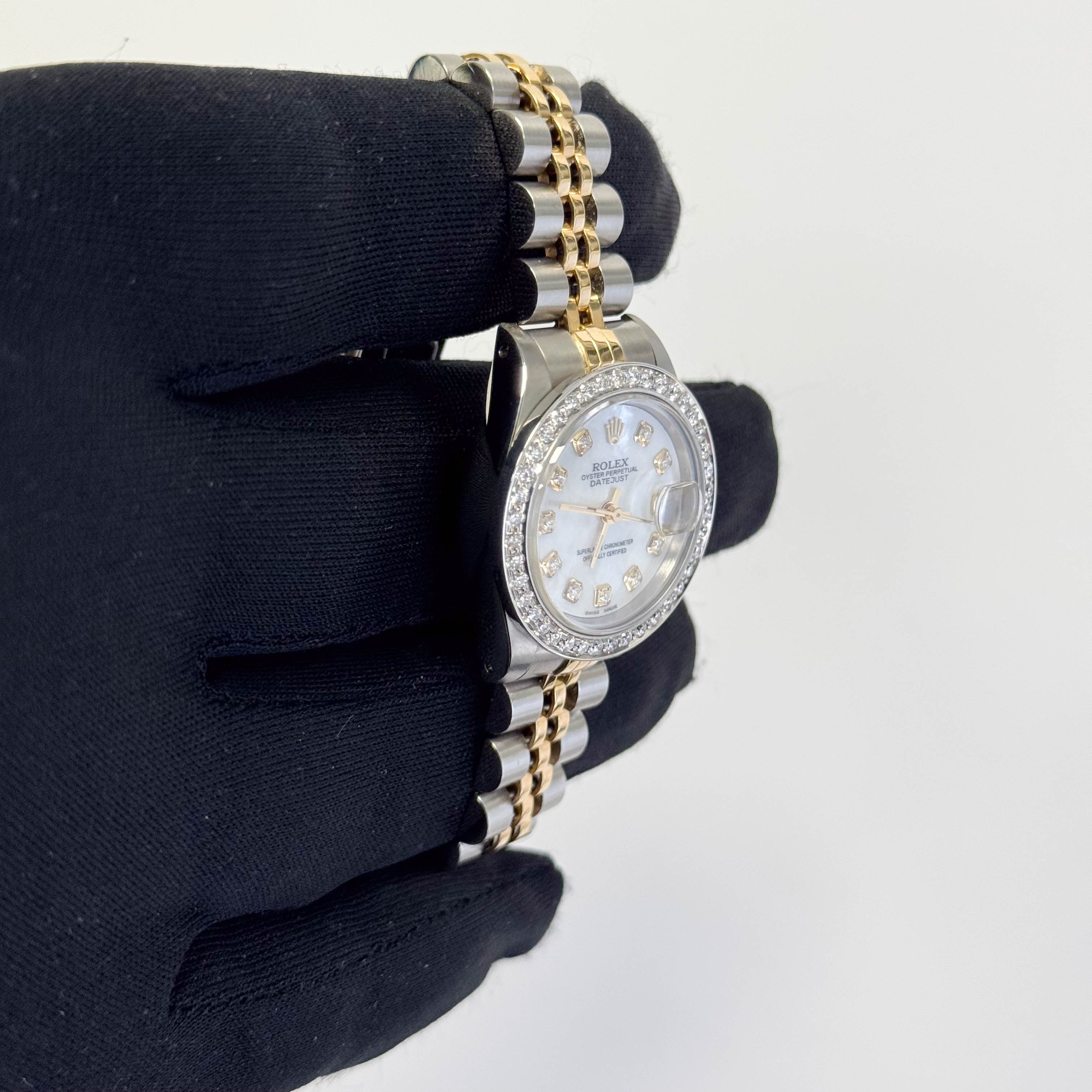 Rolex Datejust 26mm MOP Dial Watch Ref# 69173 - Happy Jewelers Fine Jewelry Lifetime Warranty