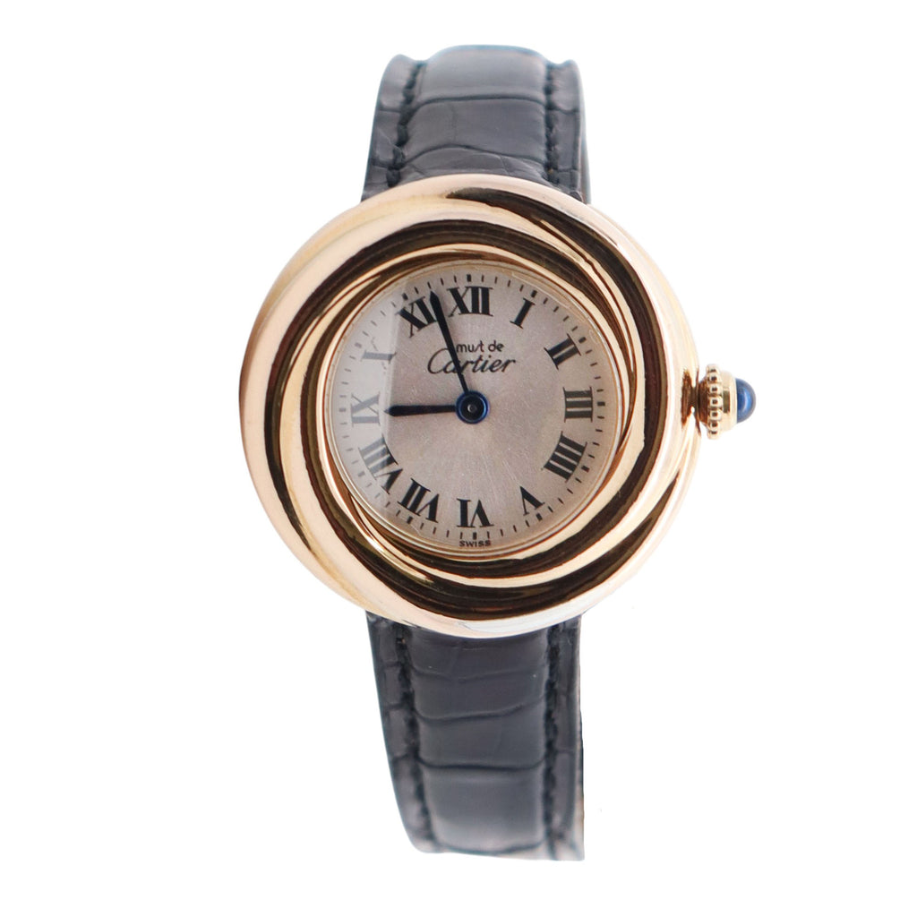 Cartier トリニティ Cartier Trinity 26mm Ivory Dial Watch Ref# W1010644 – Happy Jewelers