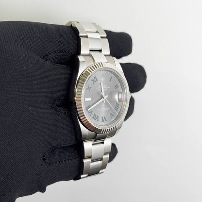 Rolex Datejust 41mm Wimbledon Dial Watch Ref# 126334