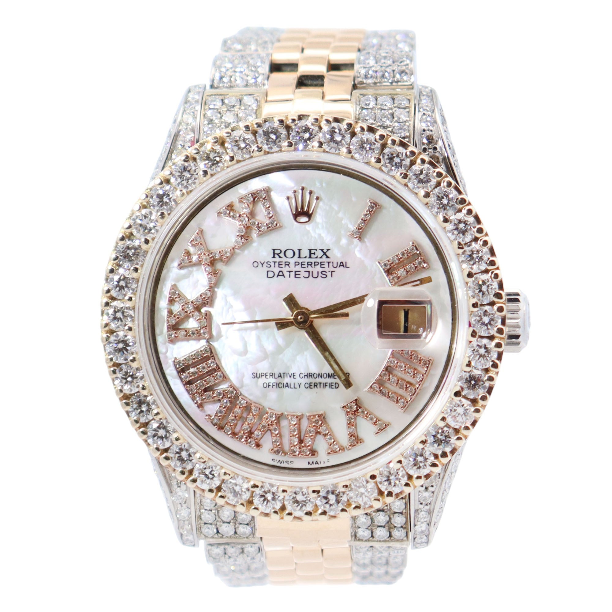 Rolex Datejust 36mm MOP Dial Watch Ref# 1603 - Happy Jewelers Fine Jewelry Lifetime Warranty