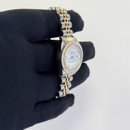 Rolex Datejust 26mm MOP Dial Watch Ref# 69173 - Happy Jewelers Fine Jewelry Lifetime Warranty