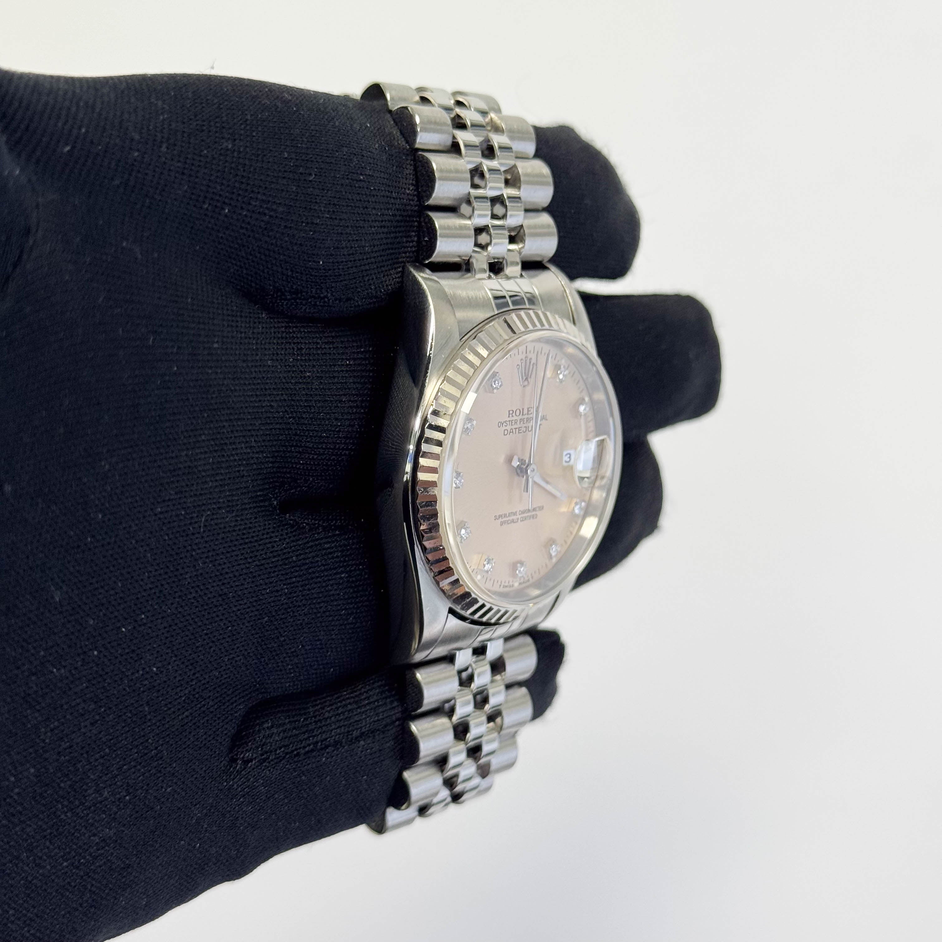 Rolex Datejust 36mm Ivory Dial Watch Ref# 16234 - Happy Jewelers Fine Jewelry Lifetime Warranty