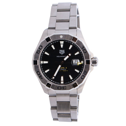 Tag Heuer Aquaracer 43mm Black Dial Watch Ref# WBP208B-0 - Happy Jewelers Fine Jewelry Lifetime Warranty