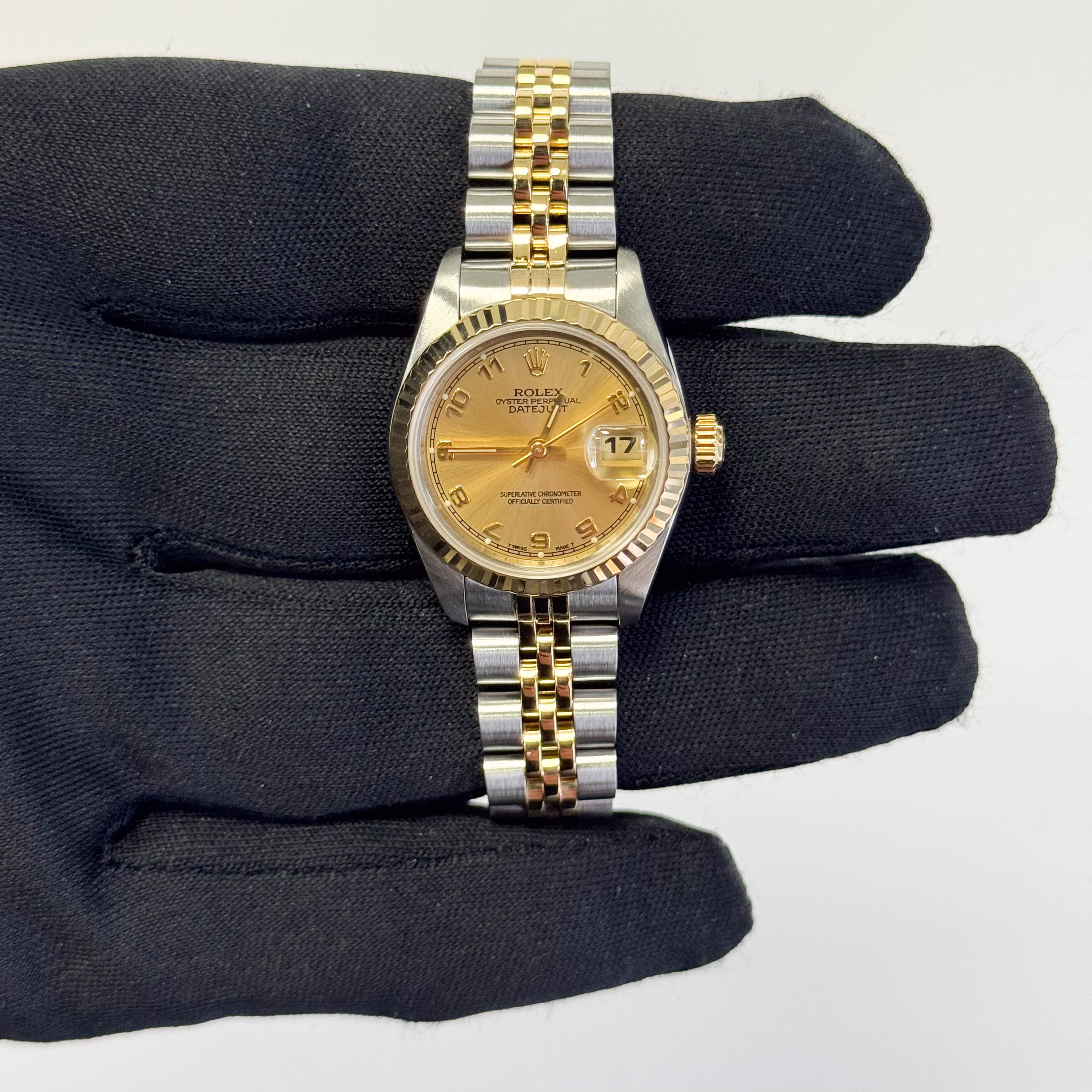 Rolex Datejust 26mm Champagne Dial Watch Ref#  69173 - Happy Jewelers Fine Jewelry Lifetime Warranty