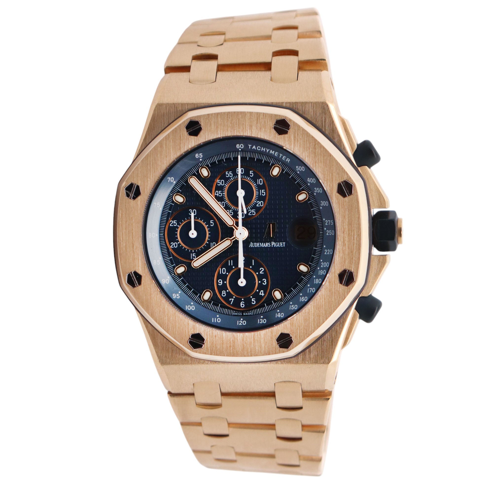 Audemars Piguet Royal Oak 42mm Blue Dial Watch Ref# 25721BA.OO.1000BA.02 - Happy Jewelers Fine Jewelry Lifetime Warranty