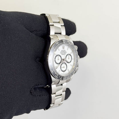 Rolex Daytona 40mm White Dial Watch Ref# 126500LN