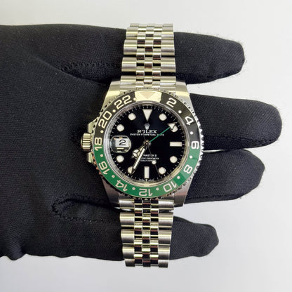 Rolex GMT-Master II "Sprite" 40mm Black Dial Watch Ref# 126720VTNR
