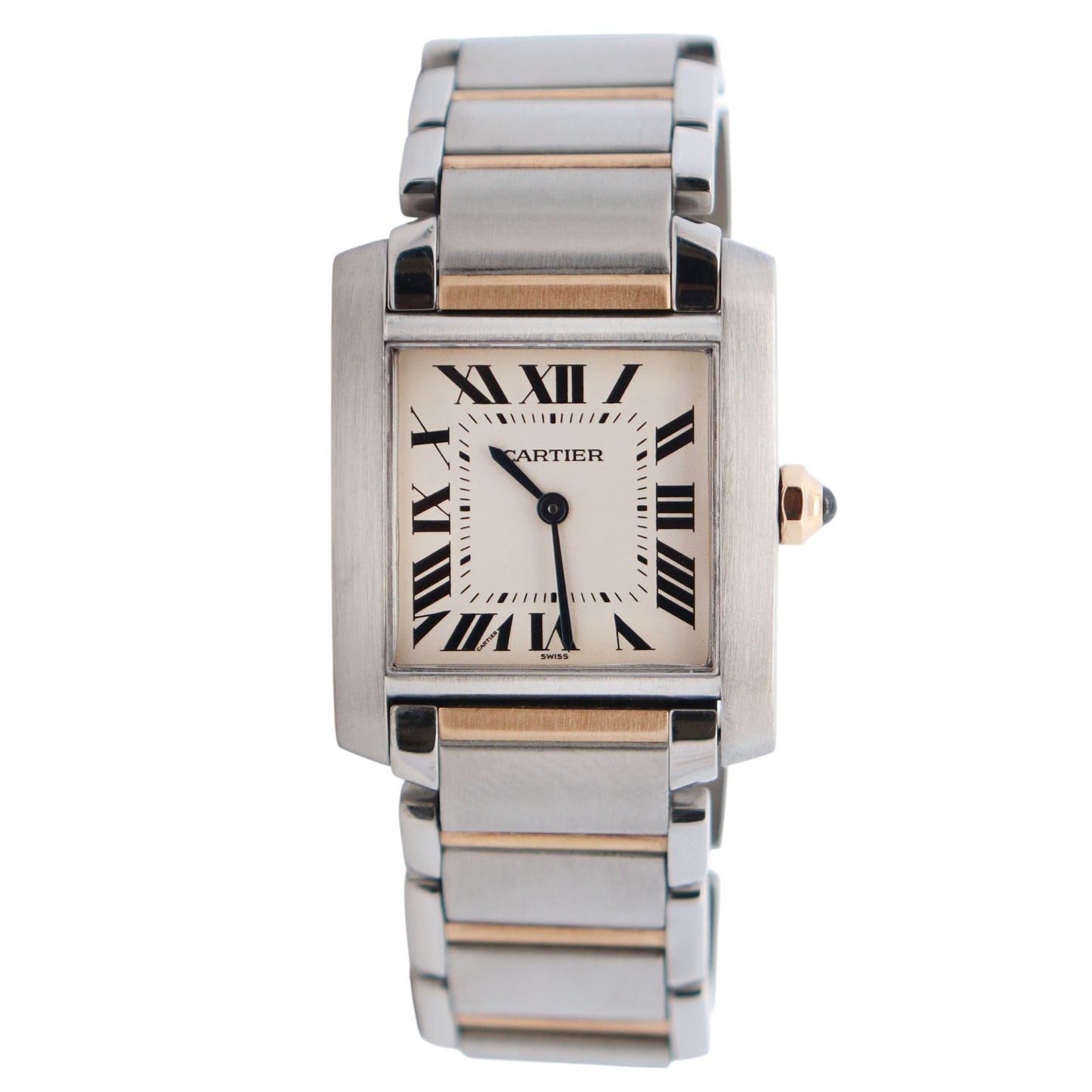 Cartier Tank 25mm White Dial Watch Ref# W51006Q4