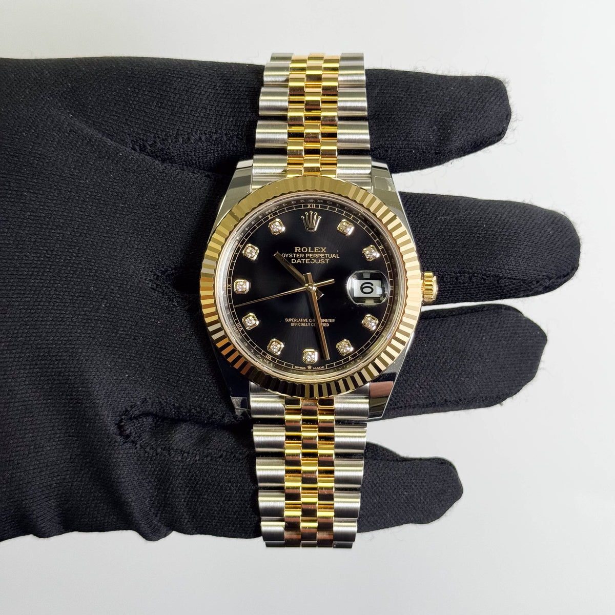 Rolex Datejust 41mm Black Dial Watch Ref# 126333