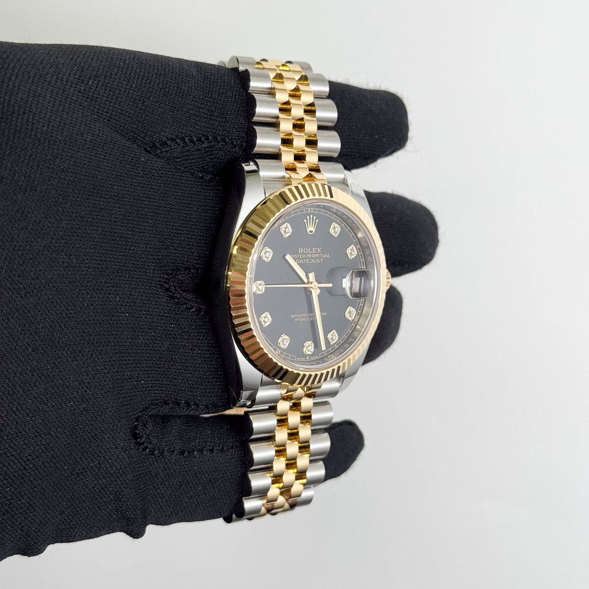 Rolex Datejust 41mm Black Dial Watch Ref# 126333