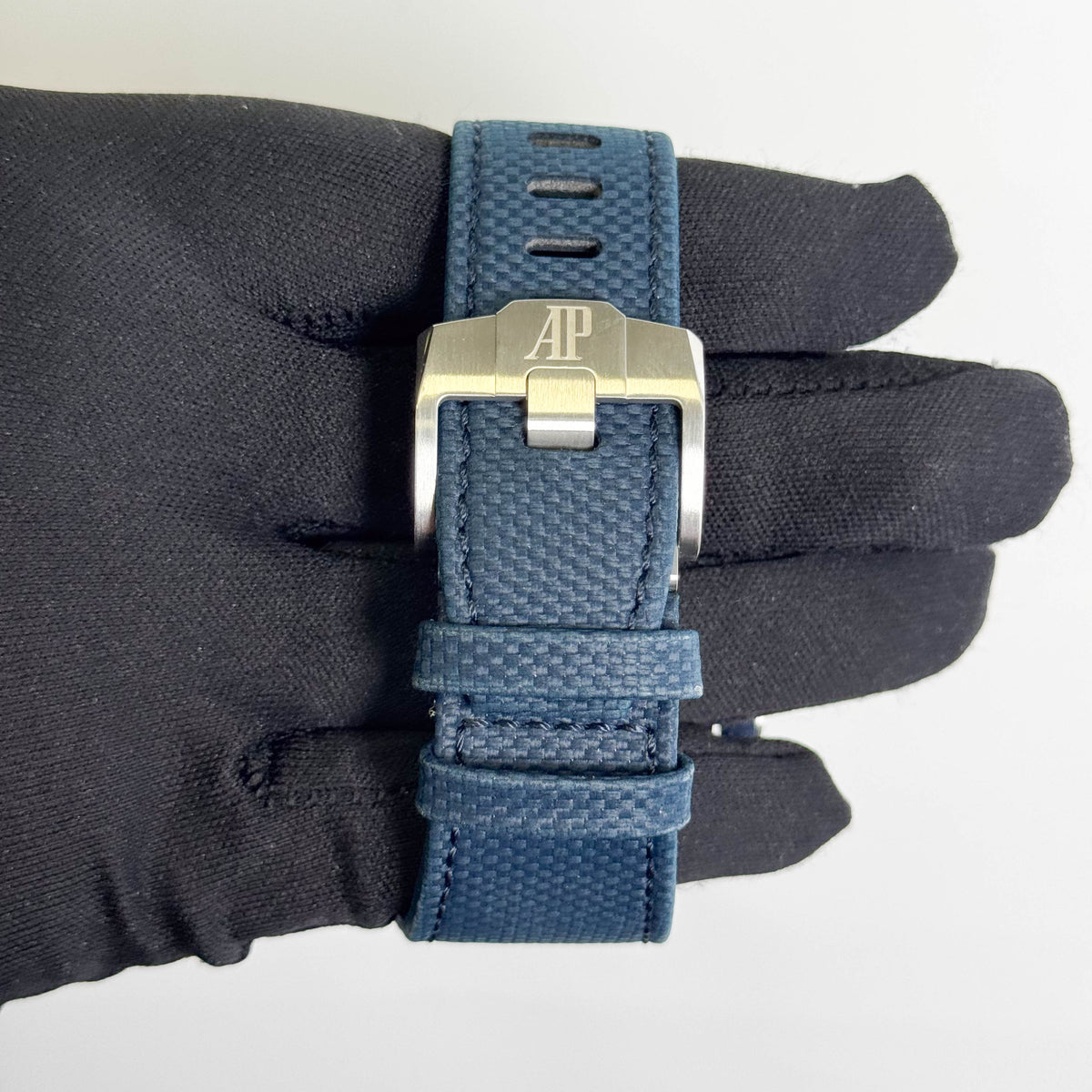 Audemars Piguet Royal Oak 44mm Blue Dial Watch Ref# 26420SO.OO.A029VE.01 - Happy Jewelers Fine Jewelry Lifetime Warranty