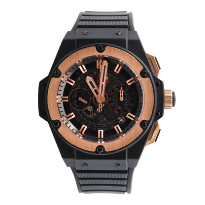 Hublot King Power 48mm Openwork Dial Watch Ref# 701.CO.0180.RX - Happy Jewelers Fine Jewelry Lifetime Warranty