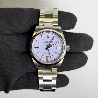Rolex Oyster Perpetual 41mm Lilac Dial Watch Ref# 134300