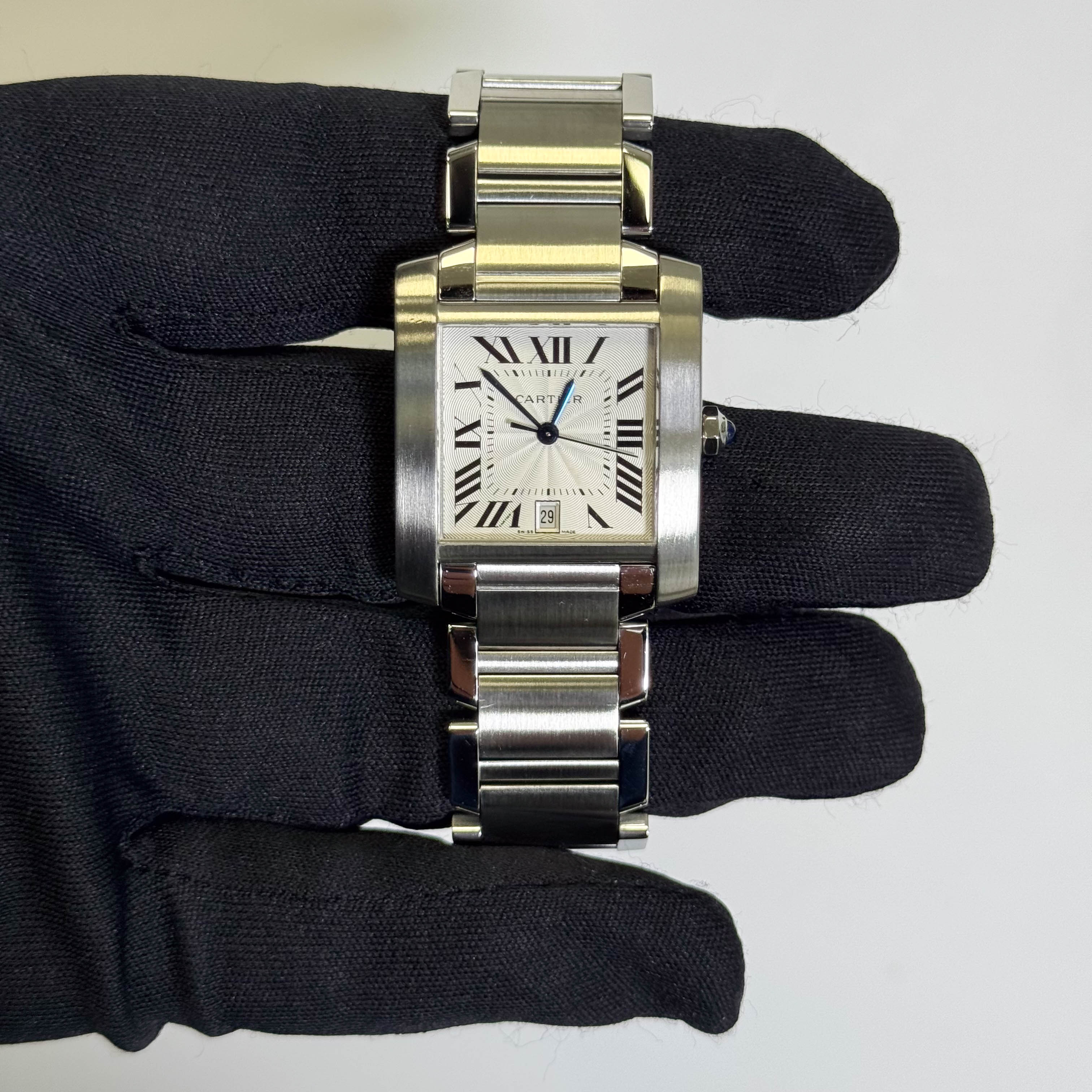 Cartier Tank 28mm White Dial Watch Ref# W51002Q3