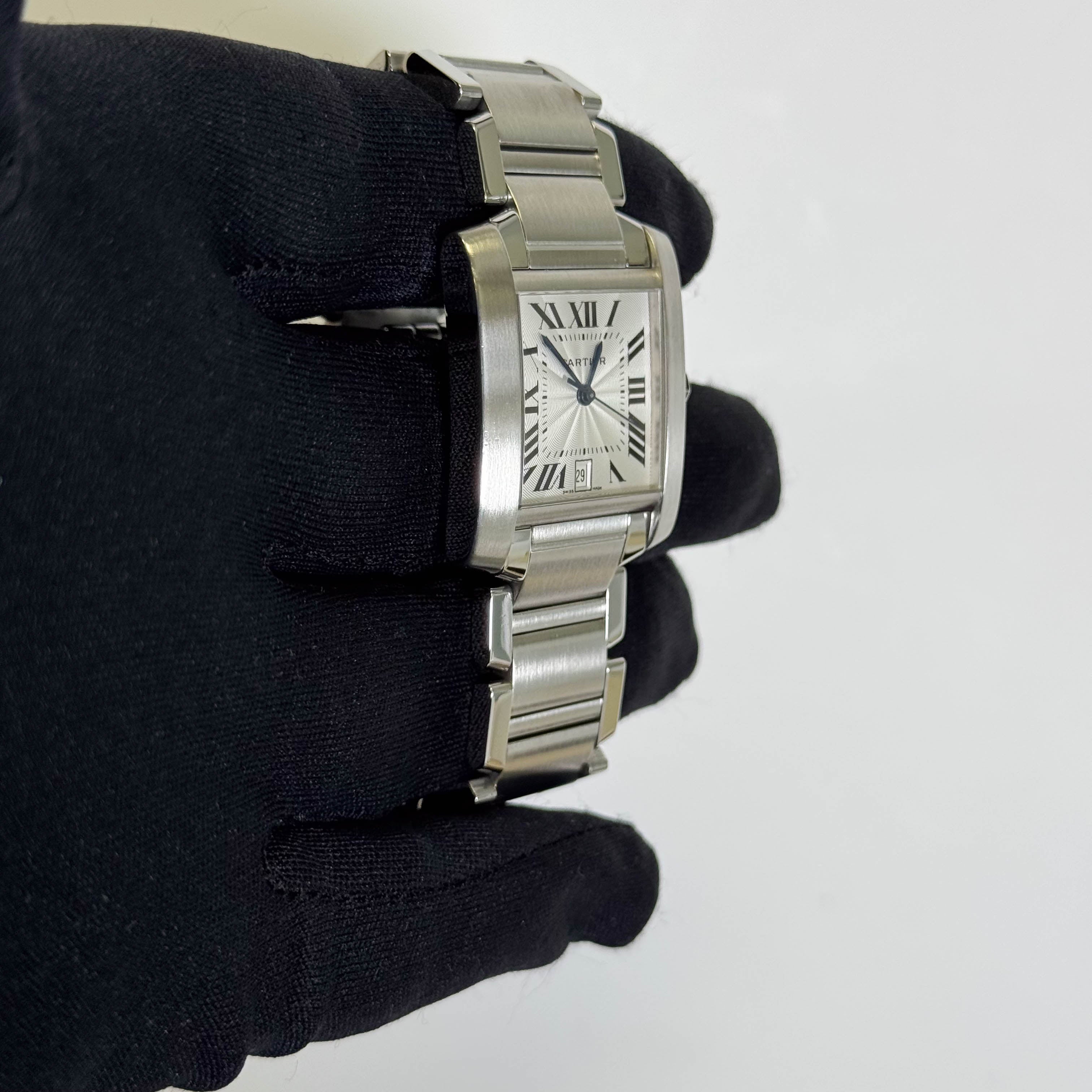 Cartier Tank 28mm White Dial Watch Ref# W51002Q3