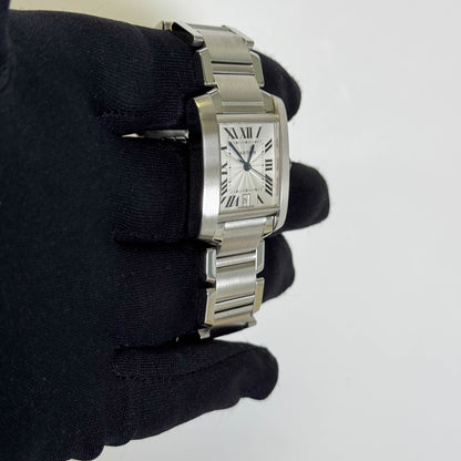 Cartier Tank 28mm White Dial Watch Ref# W51002Q3