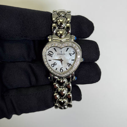 Corum Heart 37.5mm MOP Dial Watch Ref# 24.183.47