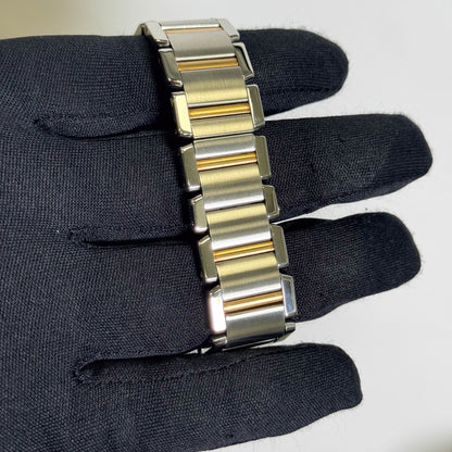Cartier Tank Francaise  Stainless Steel 32mm White Dial Watch Ref# W51005Q4 - Happy Jewelers Fine Jewelry Lifetime Warranty