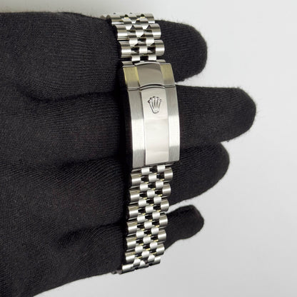 Rolex Datejust 41mm Rhodium Dial Watch Ref# 126334