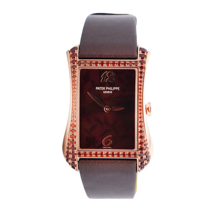 Patek Gondolo 28mm Brown Dial Watch Ref# 4962/200R-001 - Happy Jewelers Fine Jewelry Lifetime Warranty