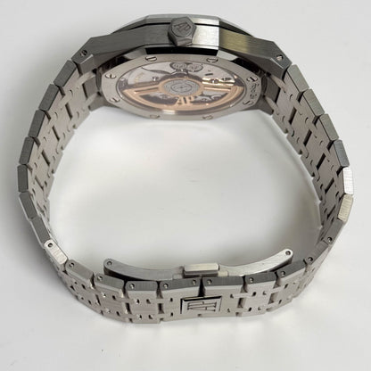Audemars Piguet Royal Oak 41mm Black Dial Watch Ref# 15510ST.OO.1320ST.07 - Happy Jewelers Fine Jewelry Lifetime Warranty