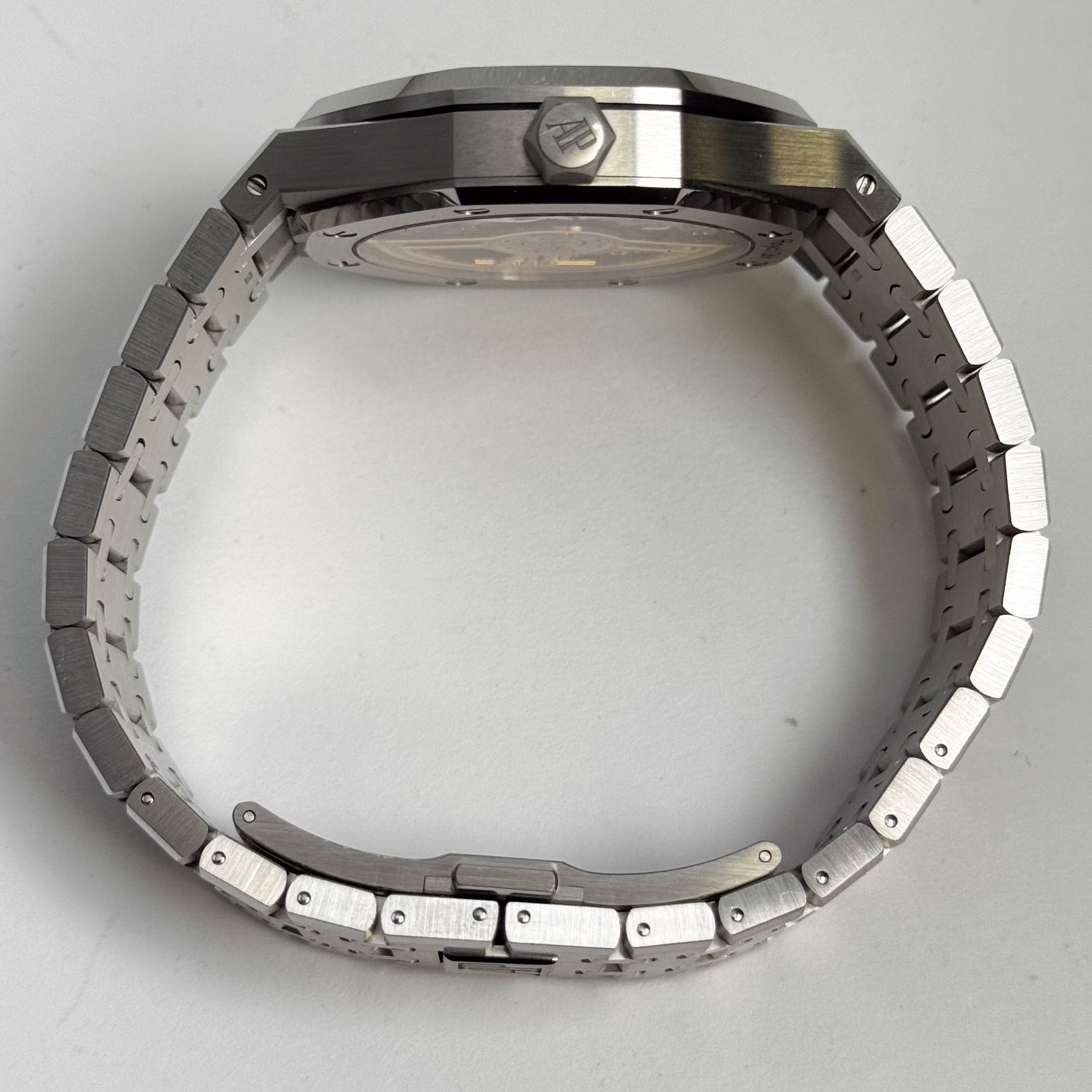 Audemars Piguet Royal Oak 41mm White Dial Watch Ref# 15500ST - Happy Jewelers Fine Jewelry Lifetime Warranty