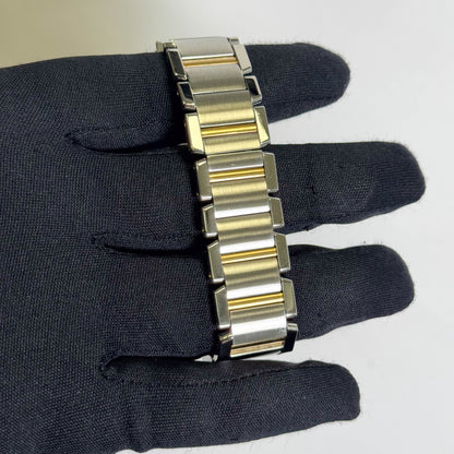 Cartier Tank Francaise Stainless Steel 32mm White Dial Watch Ref# W51005Q4 - Happy Jewelers Fine Jewelry Lifetime Warranty